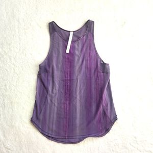 lululemon | Sculpt Tank Brushed Spray Dye Purple Sz 6